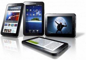 the various selections of tablet computer PCs