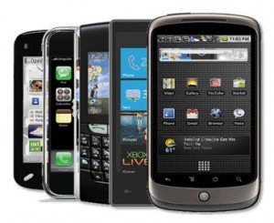 varioussmartphonesavailableforpurchase